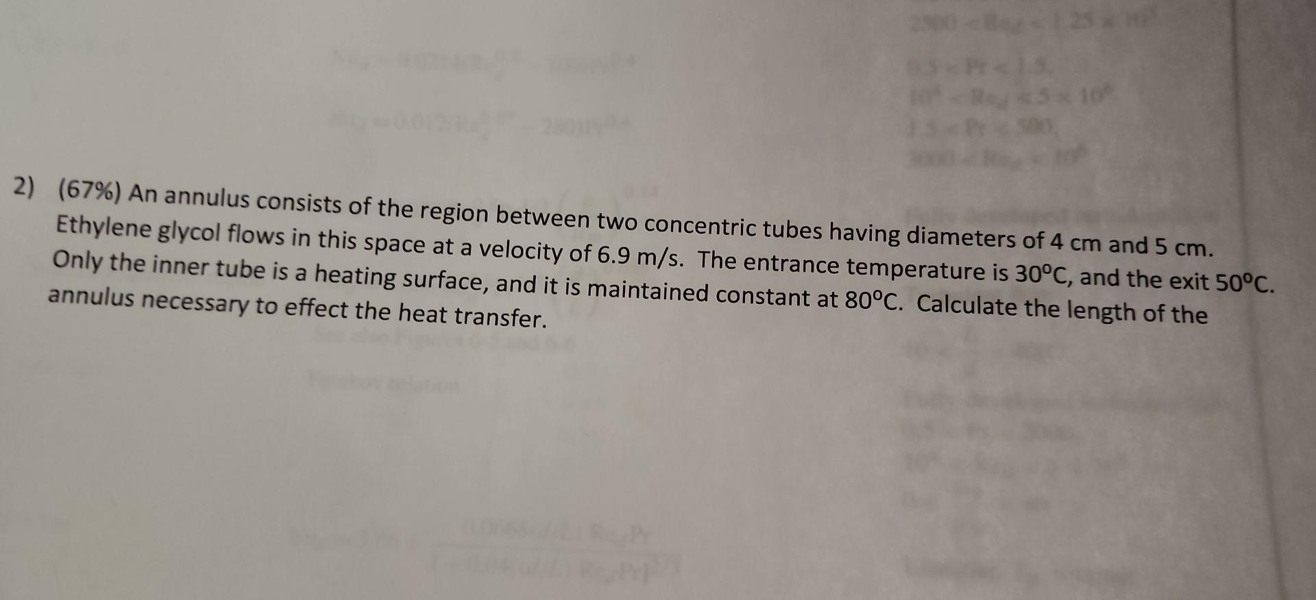 Solved 2) (67%) An annulus consists of the region between | Chegg.com