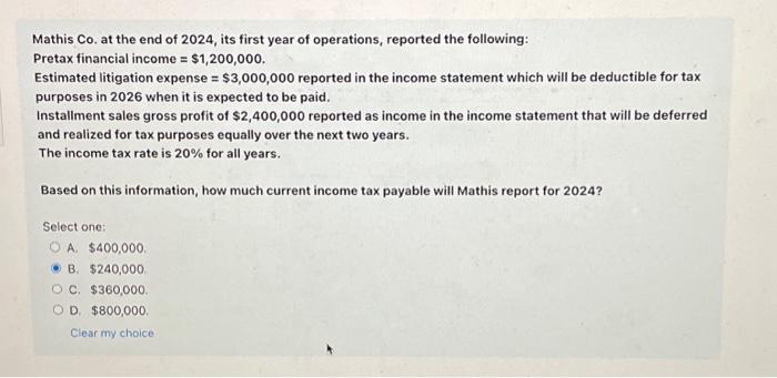 Mathis Co At The End Of 2024 Its First Year Of Chegg Com   Image