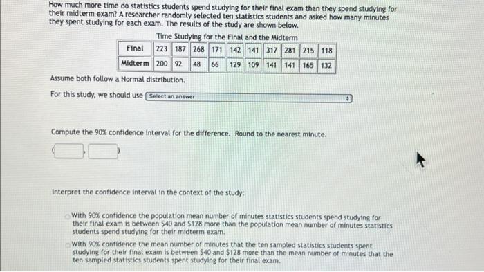 Answered: How much more time do statistics…