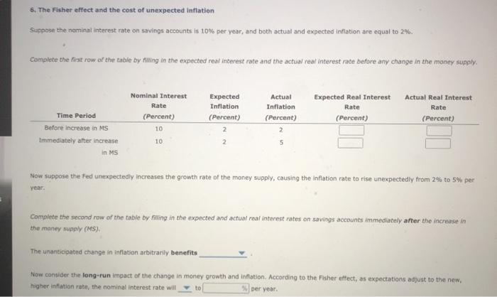 solved-6-the-fisher-effect-and-the-cost-of-unexpected-chegg