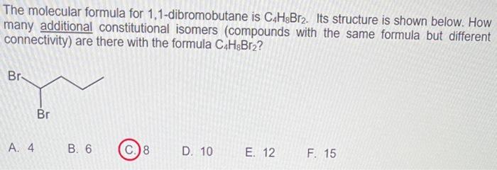 1 2 dibromobutane molecular structure