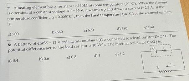 solved-7-a-heating-element-has-a-resistance-of-102-at-room-chegg