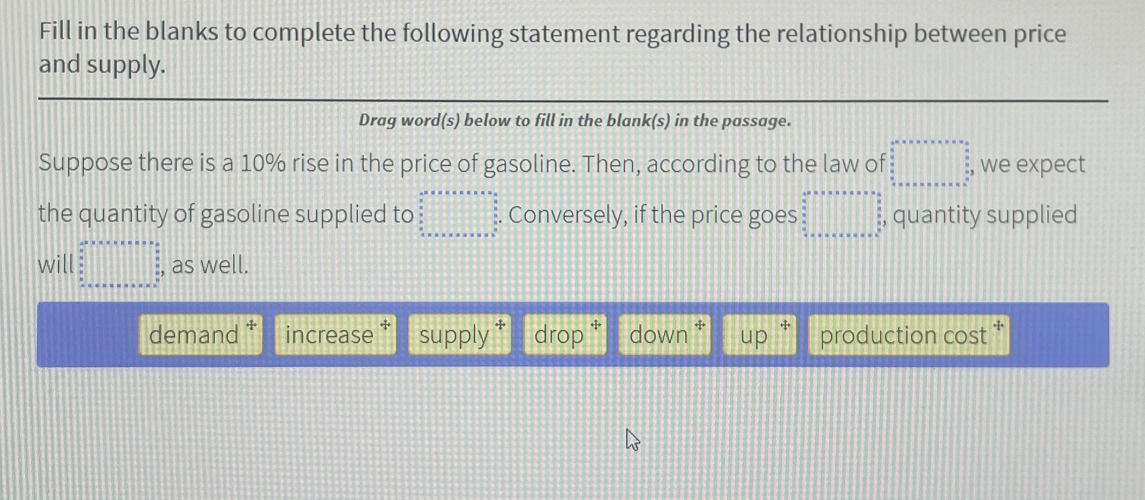 Solved Fill in the blanks to complete the following | Chegg.com
