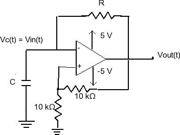 Solved For the op- amp relaxation oscillator below, | Chegg.com