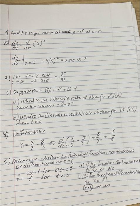 Solved I want to make sure if my answers are correct or not? | Chegg.com
