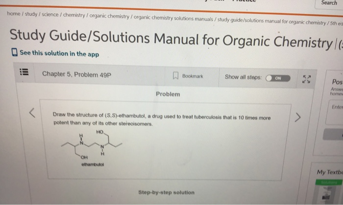 Solved Search Home / Study / Science / Chemistry / Organic | Chegg.com