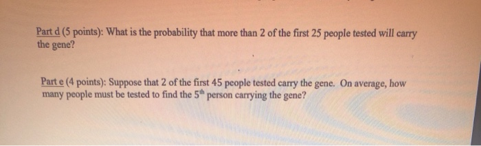 Solved Question 1 (20 points): Consider a clinical study in | Chegg.com