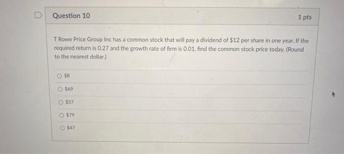 Solved D Question 1 1 pts Which of the following statements | Chegg.com