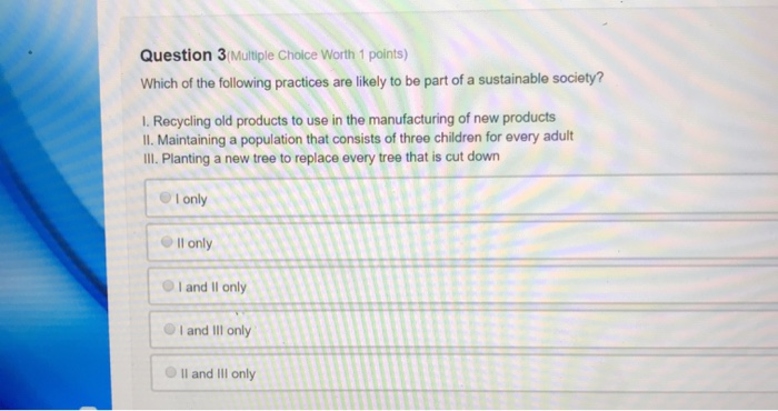 Solved Question 3 Multiple Choice Worth 1 points) Which of | Chegg.com