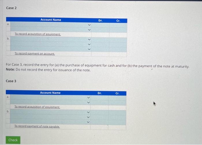 Solved Recording Acquisition Costs Following are three