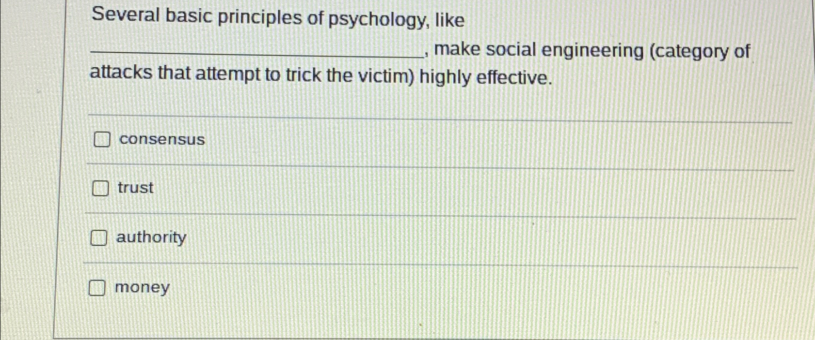 Solved Several basic principles of psychology, like , ﻿make | Chegg.com