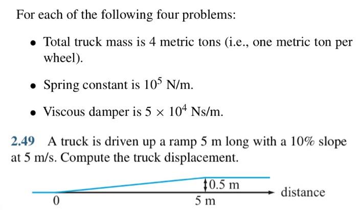 Solved For each of the following four problems: - Total | Chegg.com