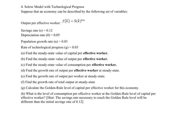 solved-4-solow-model-with-technological-progress-suppose-chegg