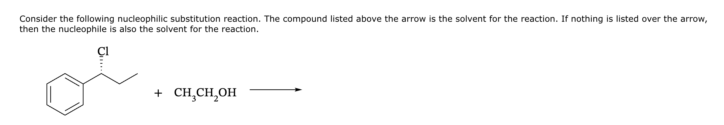 Solved Consider the following nucleophilic substitution | Chegg.com