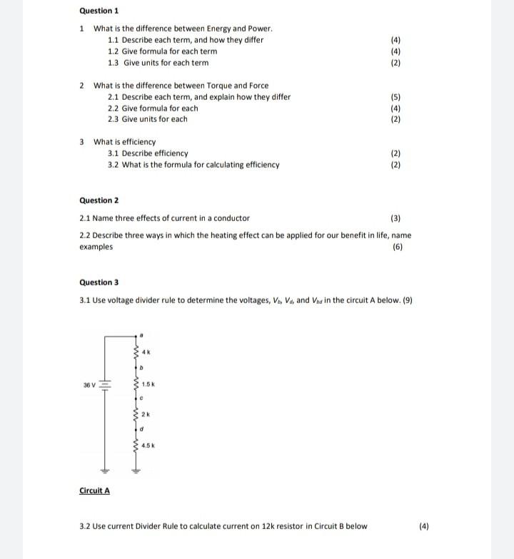 Solved (4) (2) Question 1 1 What is the difference between | Chegg.com
