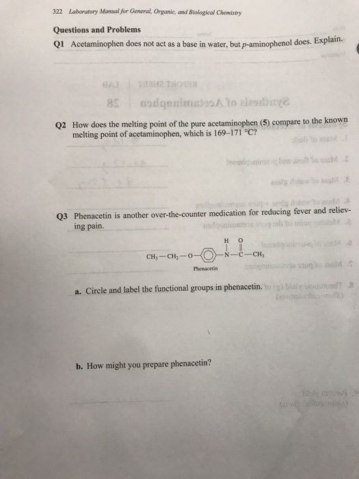 Solved 322 Laboratory Manwal for General, Organic, and