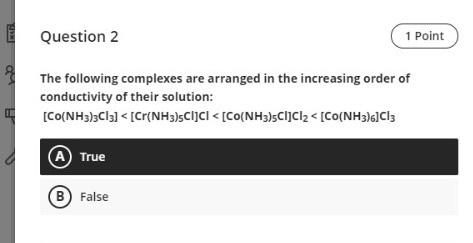 Solved Assignment Content Question 1 1 Point Different | Chegg.com