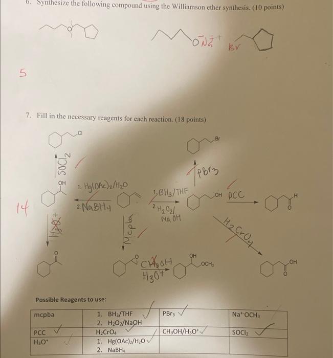 Solved 8. Predict the major organic product for each of the | Chegg.com