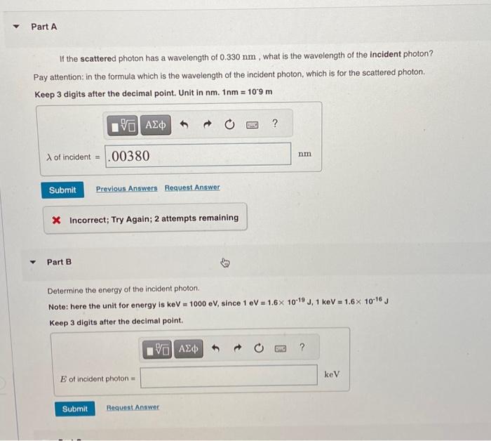 Solved Learning Goal: Photon Scattering - Compton Effect | Chegg.com