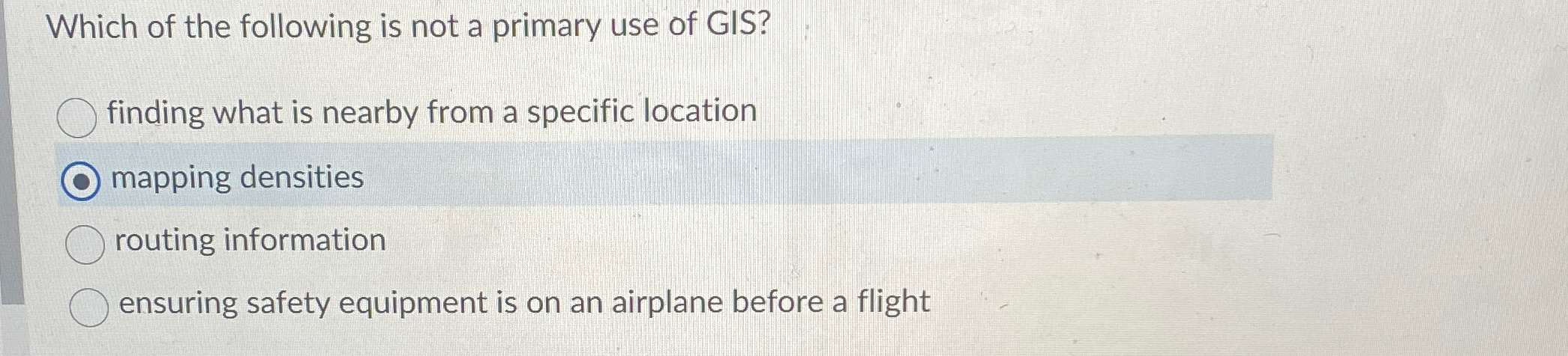 Solved Which of the following is not a primary use of | Chegg.com