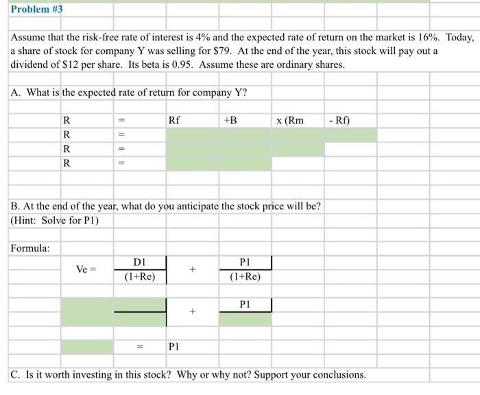 Solved Module 3 Problem Set Stocks and the Securities Market | Chegg.com