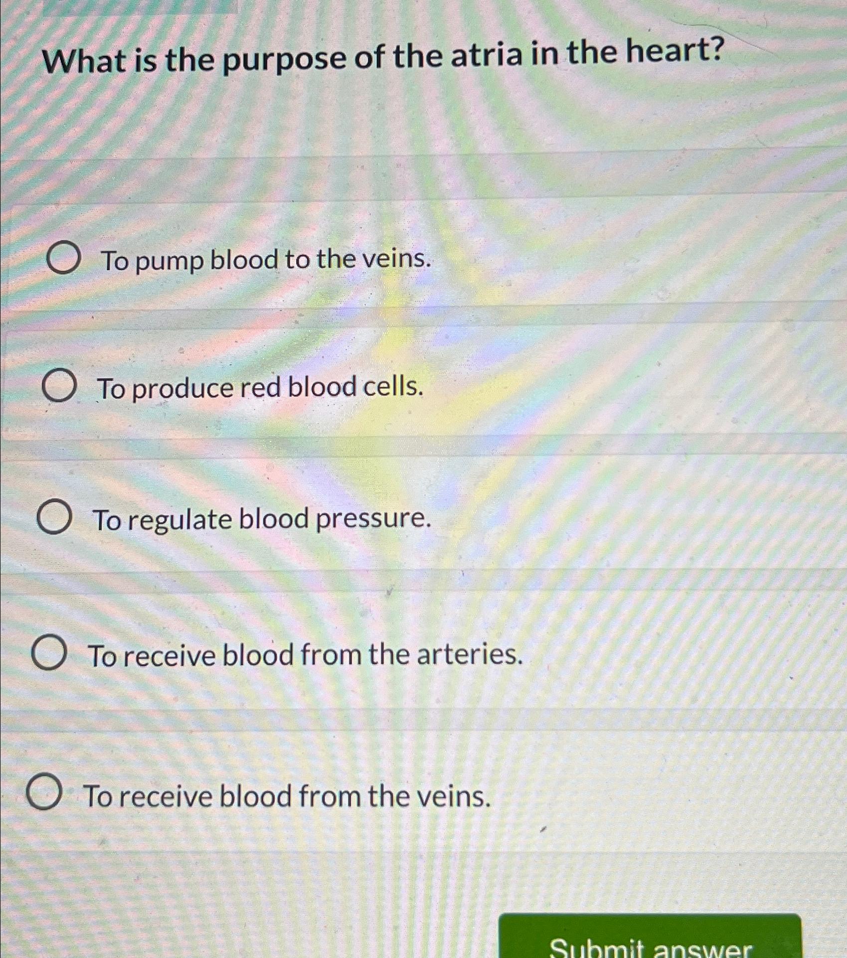 What Is The Purpose Of The Atria In The Heart