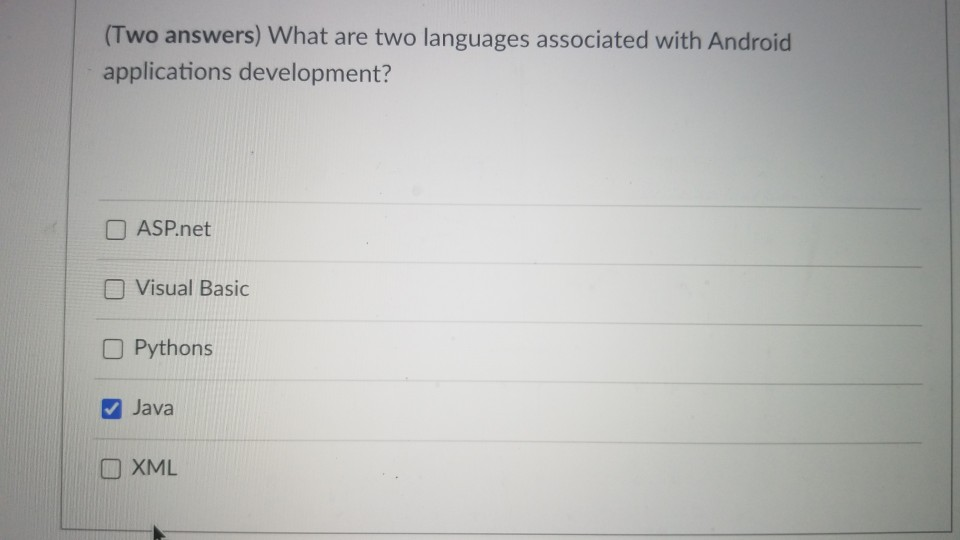 Two Answers Solved (Two answers) What are two languages associated with | Chegg.com