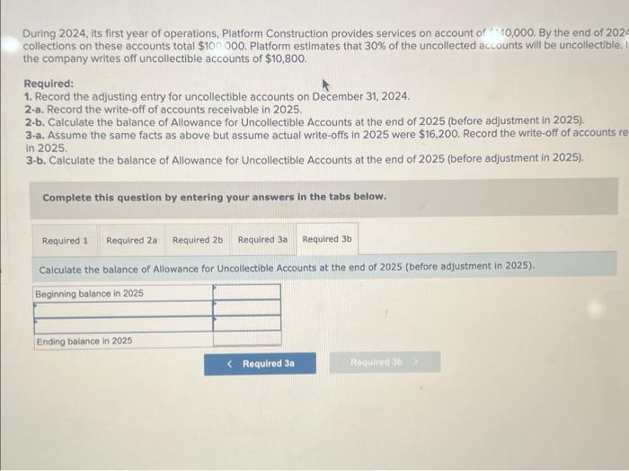 Solved During 2024 Its First Year Of Operations Piatform Chegg Com   Image