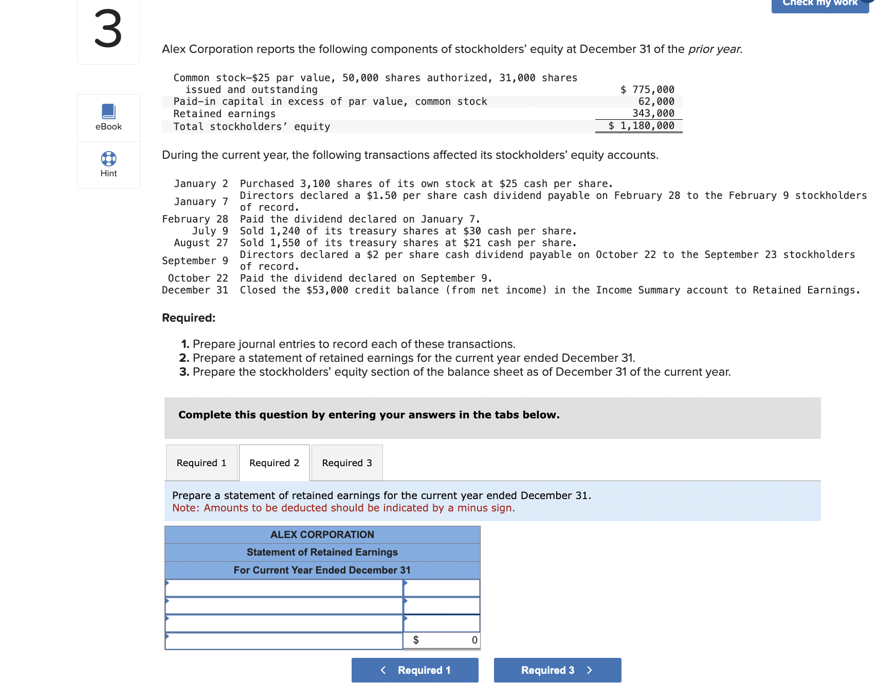 Solved Ch 13 ﻿#3I ﻿need ﻿help ﻿on ﻿required ﻿#2 ﻿& | Chegg.com