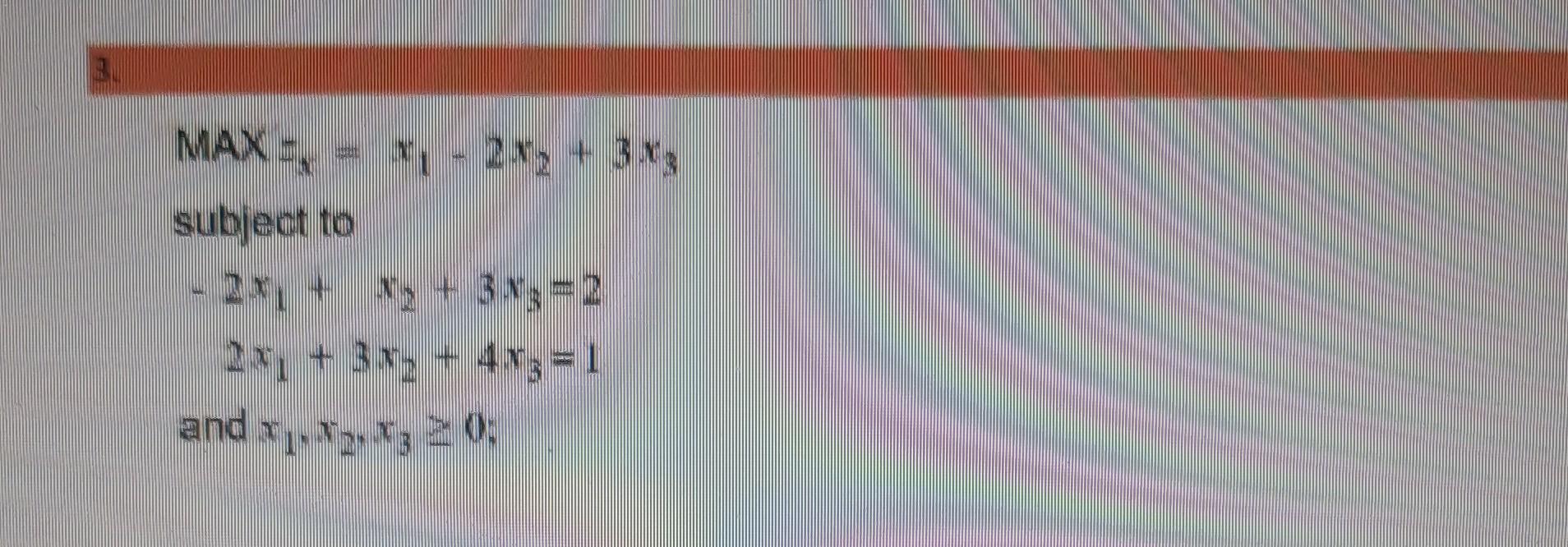 Solved convert the following LP models from primal form to | Chegg.com