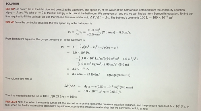 Solved Let's begin by looking at a flow problem in which the | Chegg.com