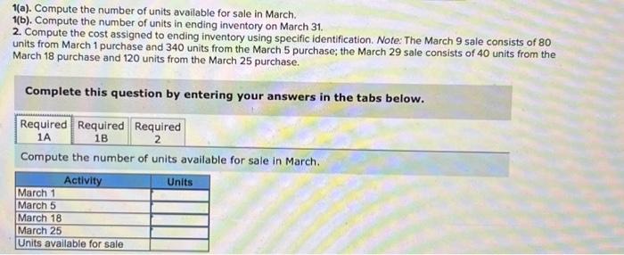 Solved Exercise 5-2 (Algo) Inventory Costs LO C1 Walberg | Chegg.com