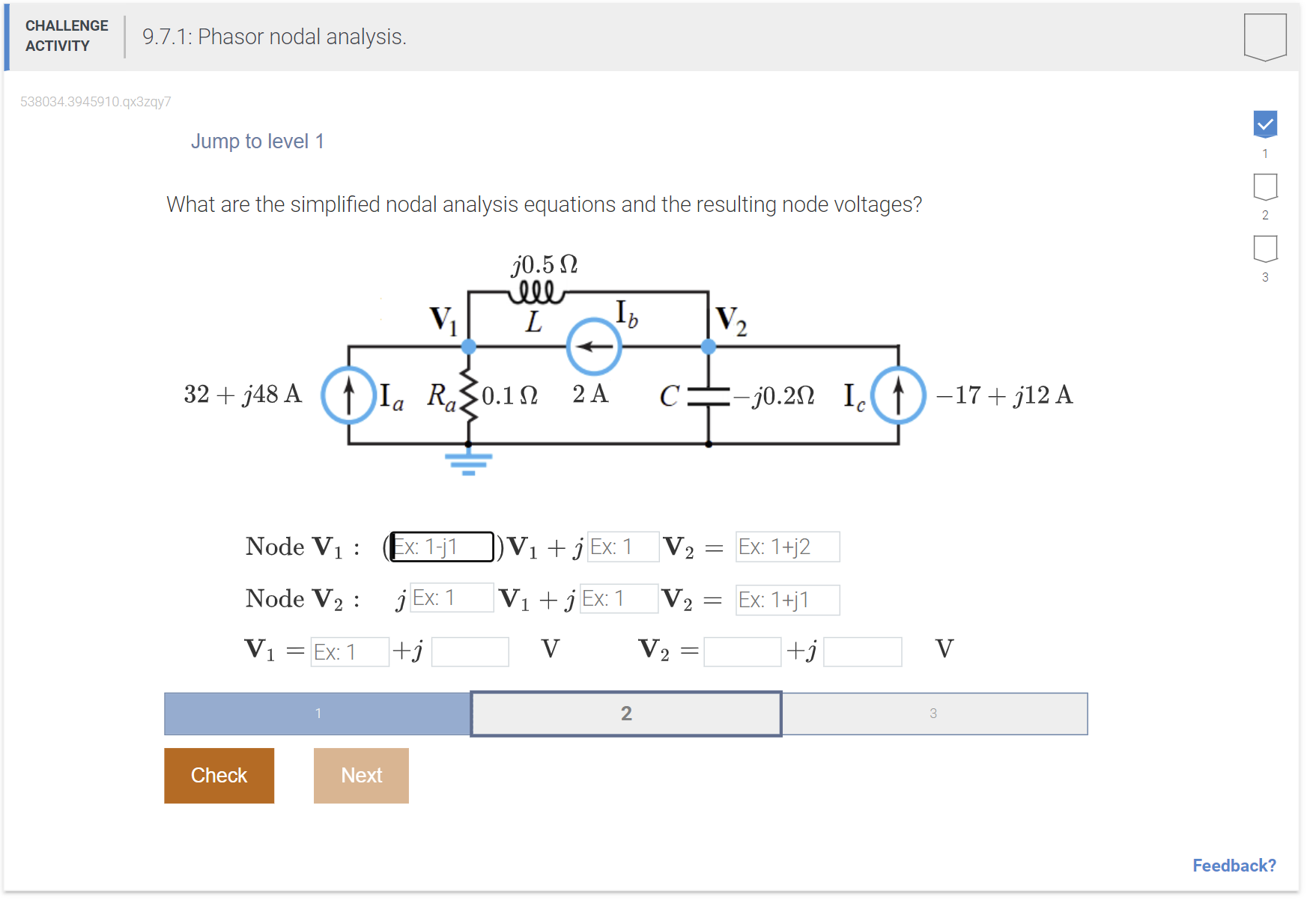 Solved What are the simplified nodal analysis equations and | Chegg.com