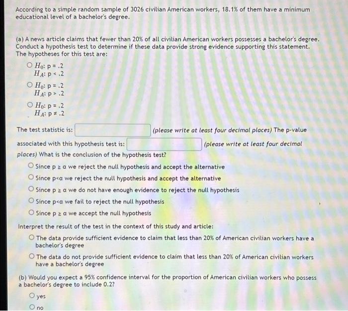 solved-according-to-a-simple-random-sample-of-3026-civilian-chegg