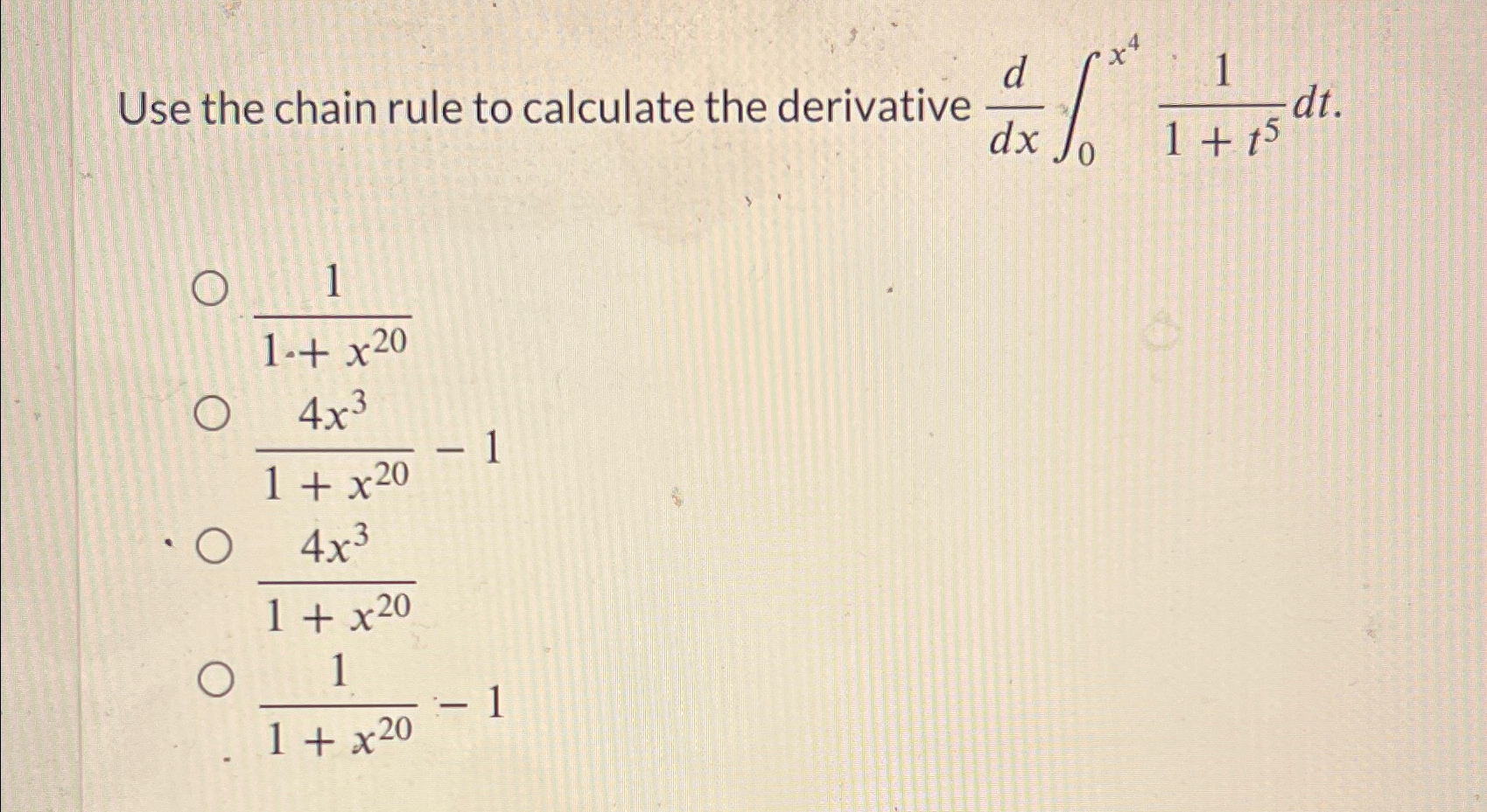 Solved Use the chain rule to calculate the derivative | Chegg.com