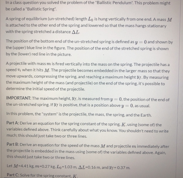 Solved In a class question you solved the problem of the | Chegg.com