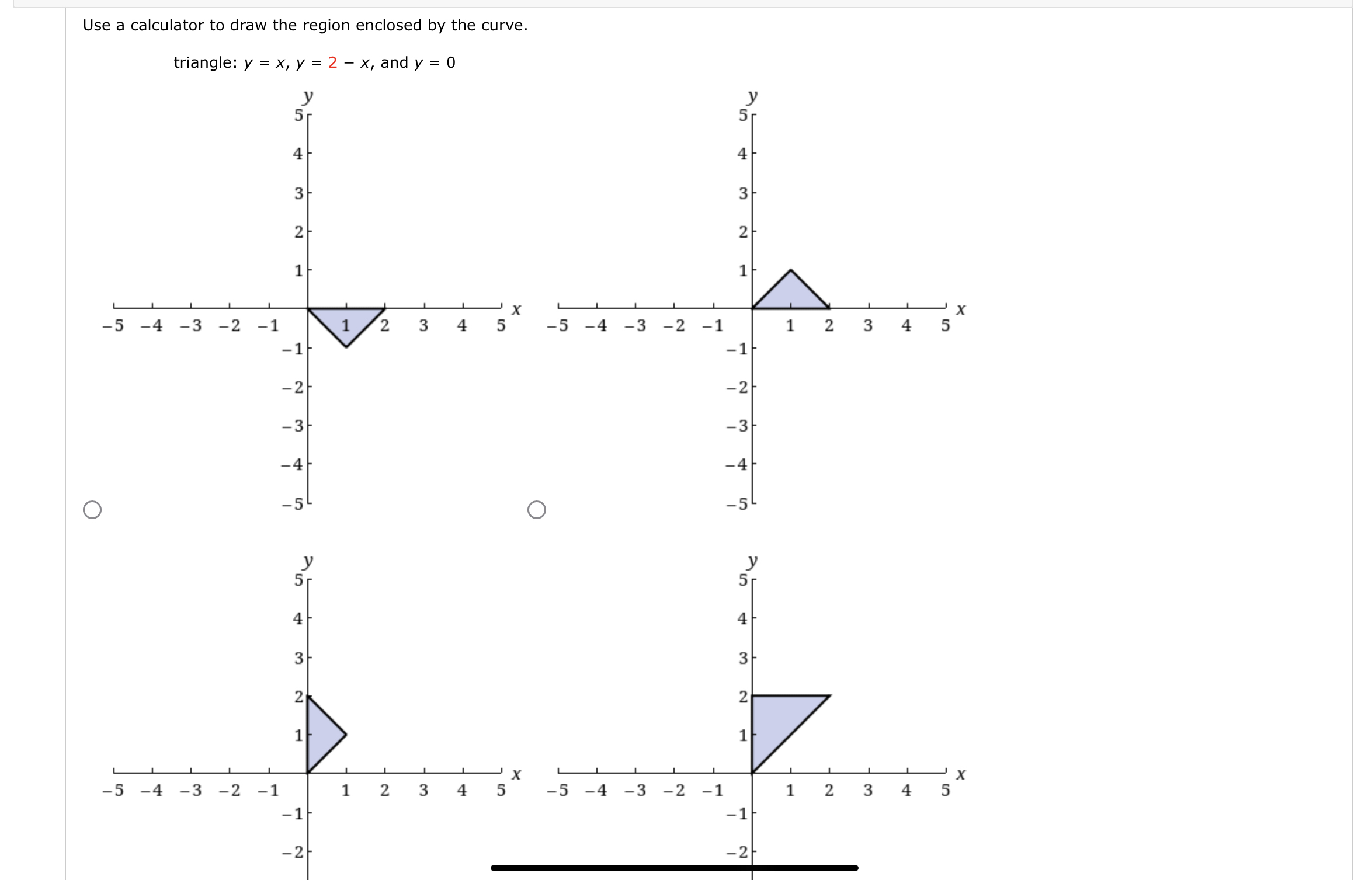 Solved Use a calculator to draw the region enclosed by the | Chegg.com