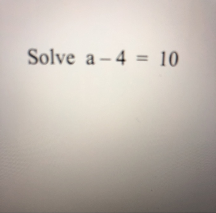 solve $- 4 2x 4x 10