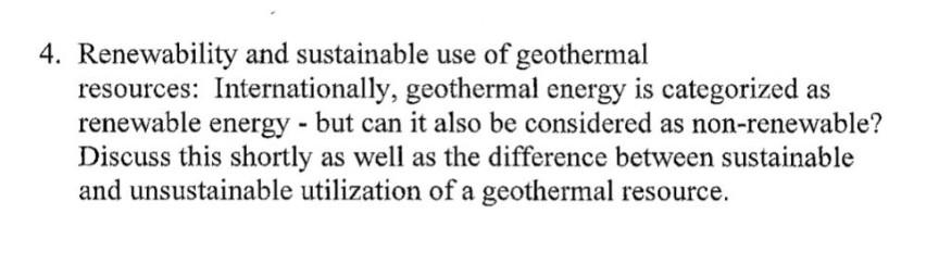 geothermal resources for sustainable development a case study