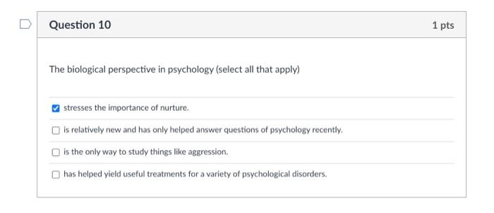 biopsychological perspective in psychology