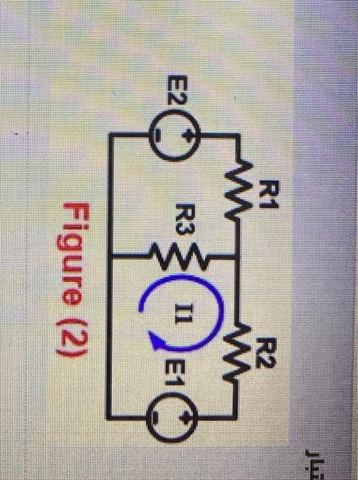Solved For the electric circuit shown in Figure (2), | Chegg.com