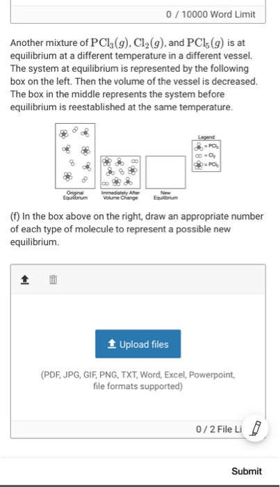 Solved 0 10000 Word Limit Another Mixture Of Pc13 9 Cl Chegg Com