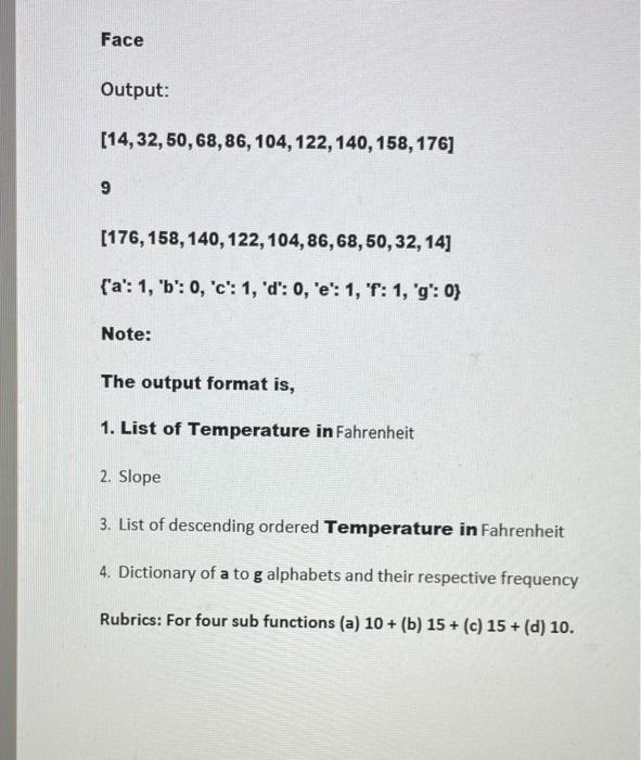 Solved 1. The temperature outputs (1) for the input | Chegg.com