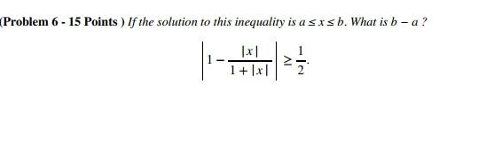 Solved Problem 6−15 Points) If the solution to this | Chegg.com
