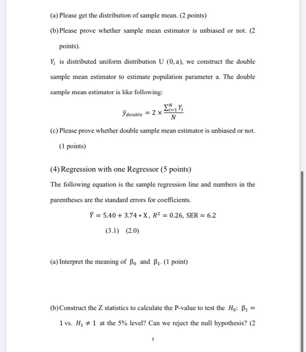 Solved Instructions: You need to finish 4 problems and | Chegg.com