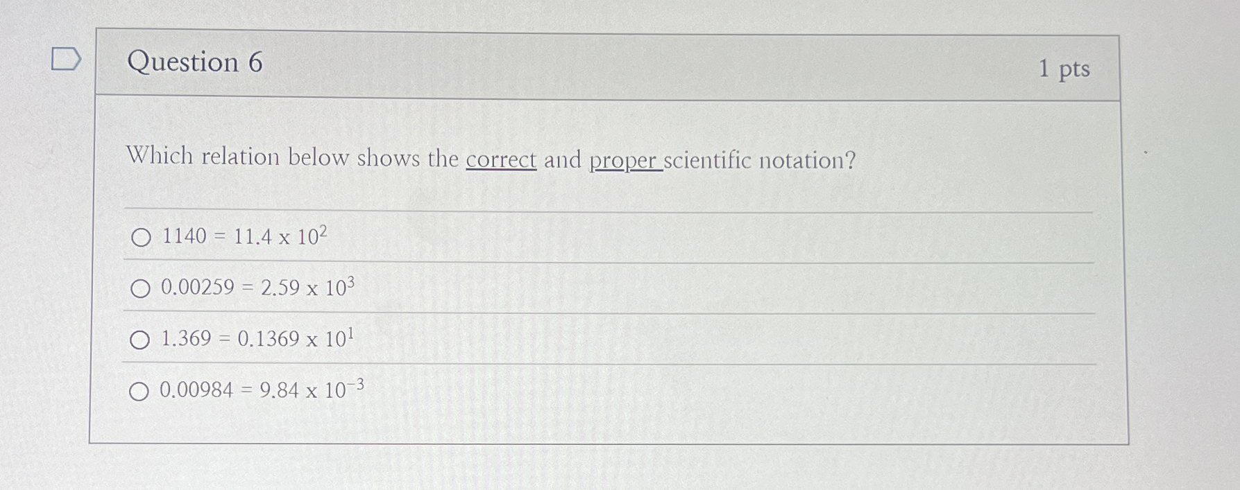 Solved Question 61 ﻿ptsWhich relation below shows the | Chegg.com