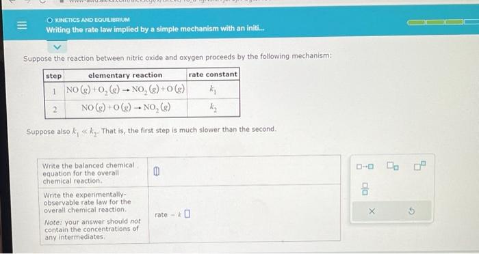 Solved Suppose the reaction between nitric oxide and oxygen | Chegg.com