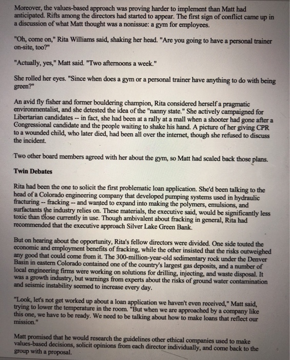 Solved please read the case study and answer the question | Chegg.com