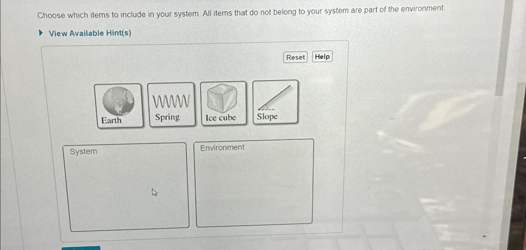 Solved Choose which items to include in your system. All | Chegg.com