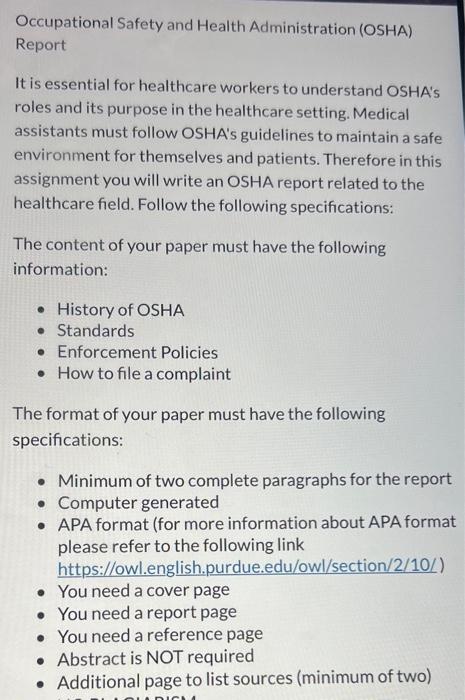 File a Complaint  Occupational Safety and Health Administration